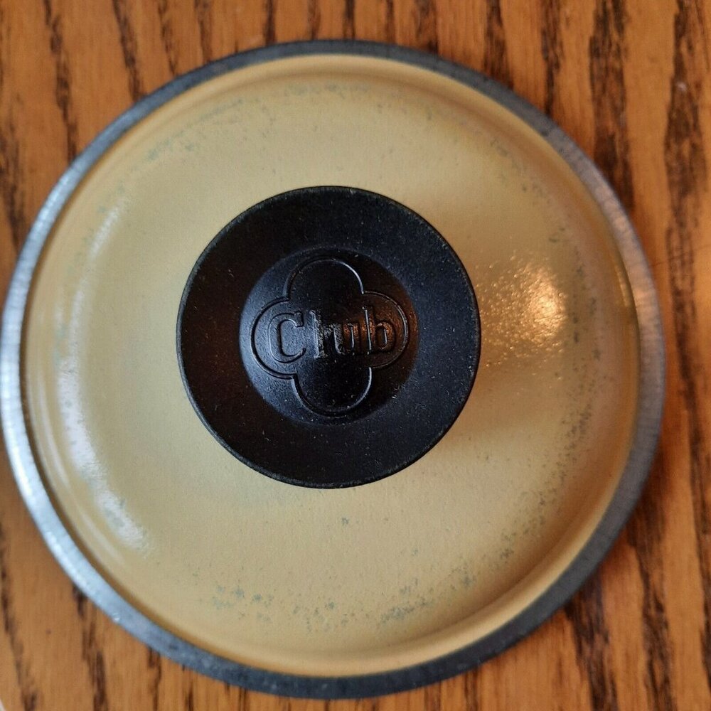 Vintage Club Aluminum Replacement Lid ONLY 5 3/4" Harvest Gold Yellow Cookware